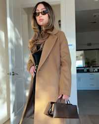 Wool Cashmere Classic Single-Breasted Coat Multi 4x5 thumbnail02