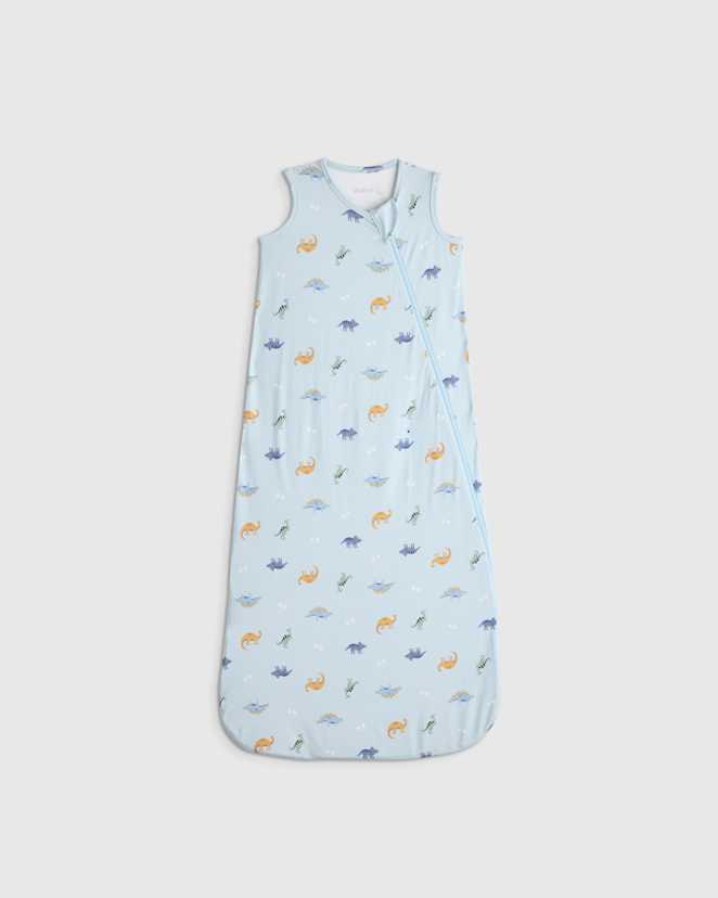 Baby Blue Little Dino Bamboo Sleep Bag 0.5 TOG