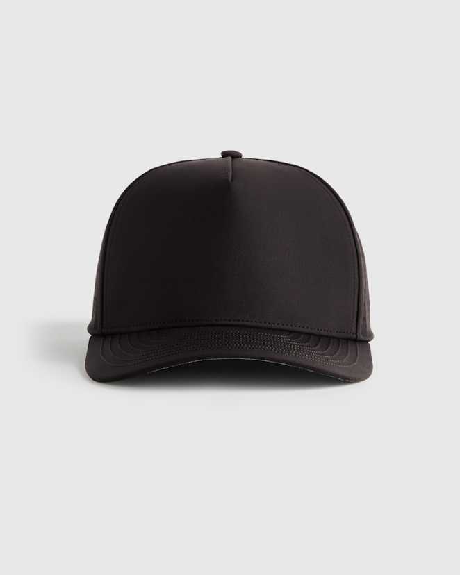 Black Men's Water Repellent Performance Trucker Hat