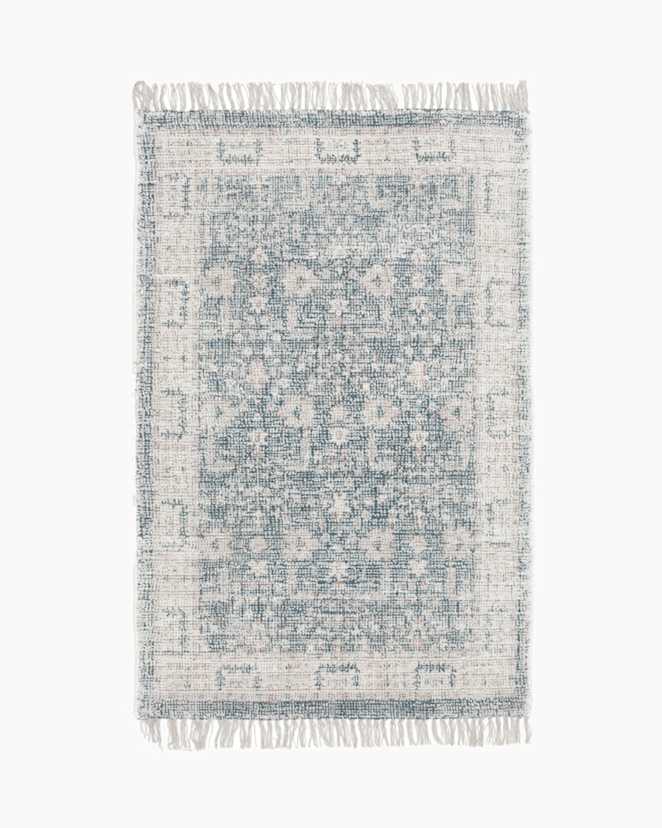 Nira Wool Flatweave Rug Blue Multi Nira Wool Flatweave Rug