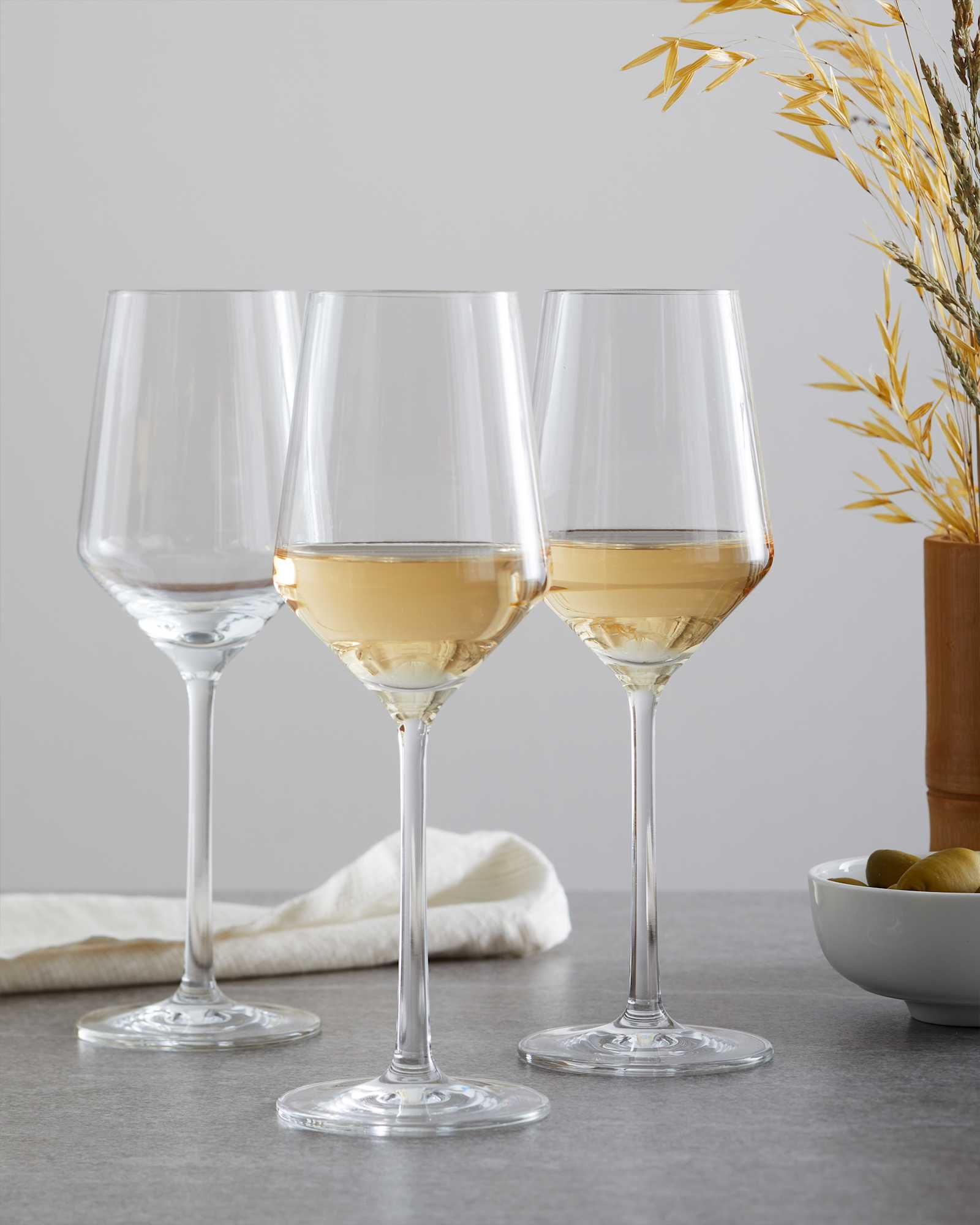 Glassware BelfestaWhite 3750 no-color Pure White Wine Glass (Set of 6)