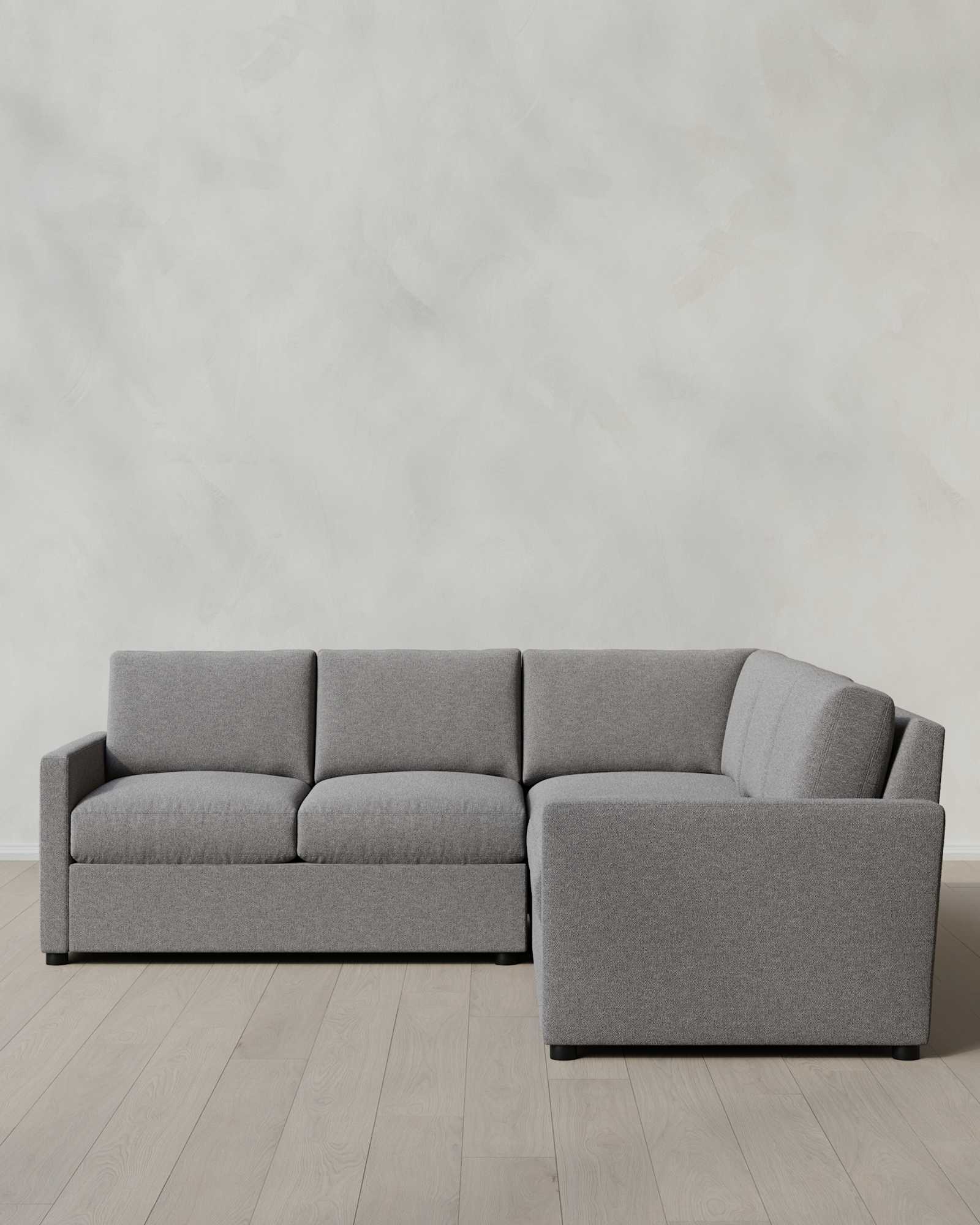 Ash Brennan L Sectional in Performance Basketweave