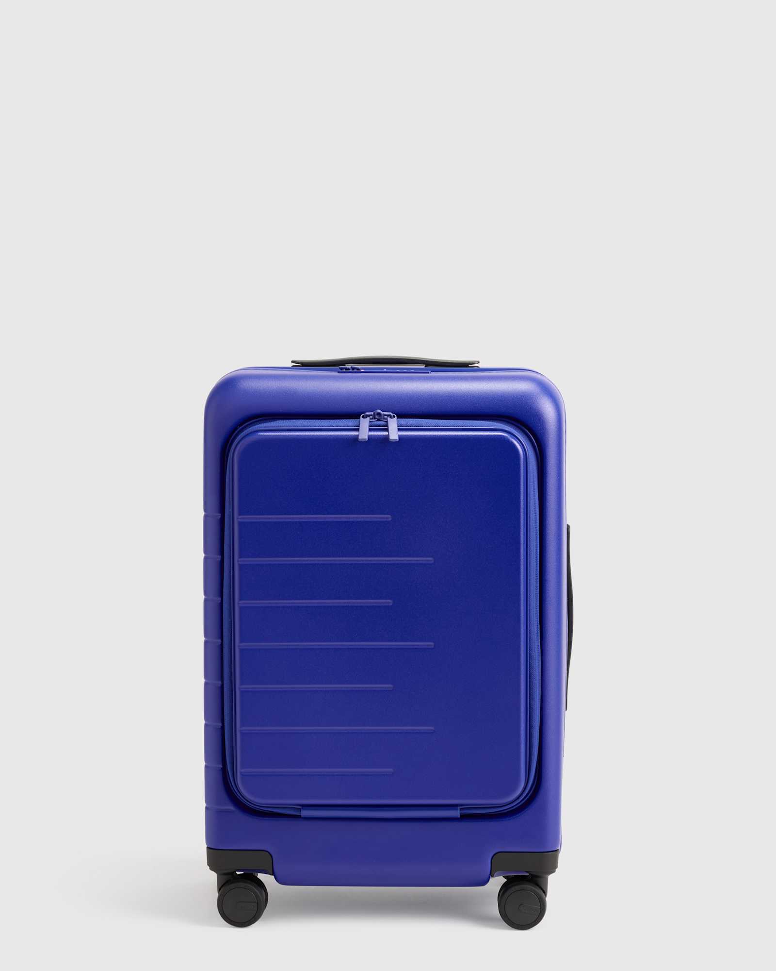Coastal Cobalt Front Pocket Carry-On Suitcase