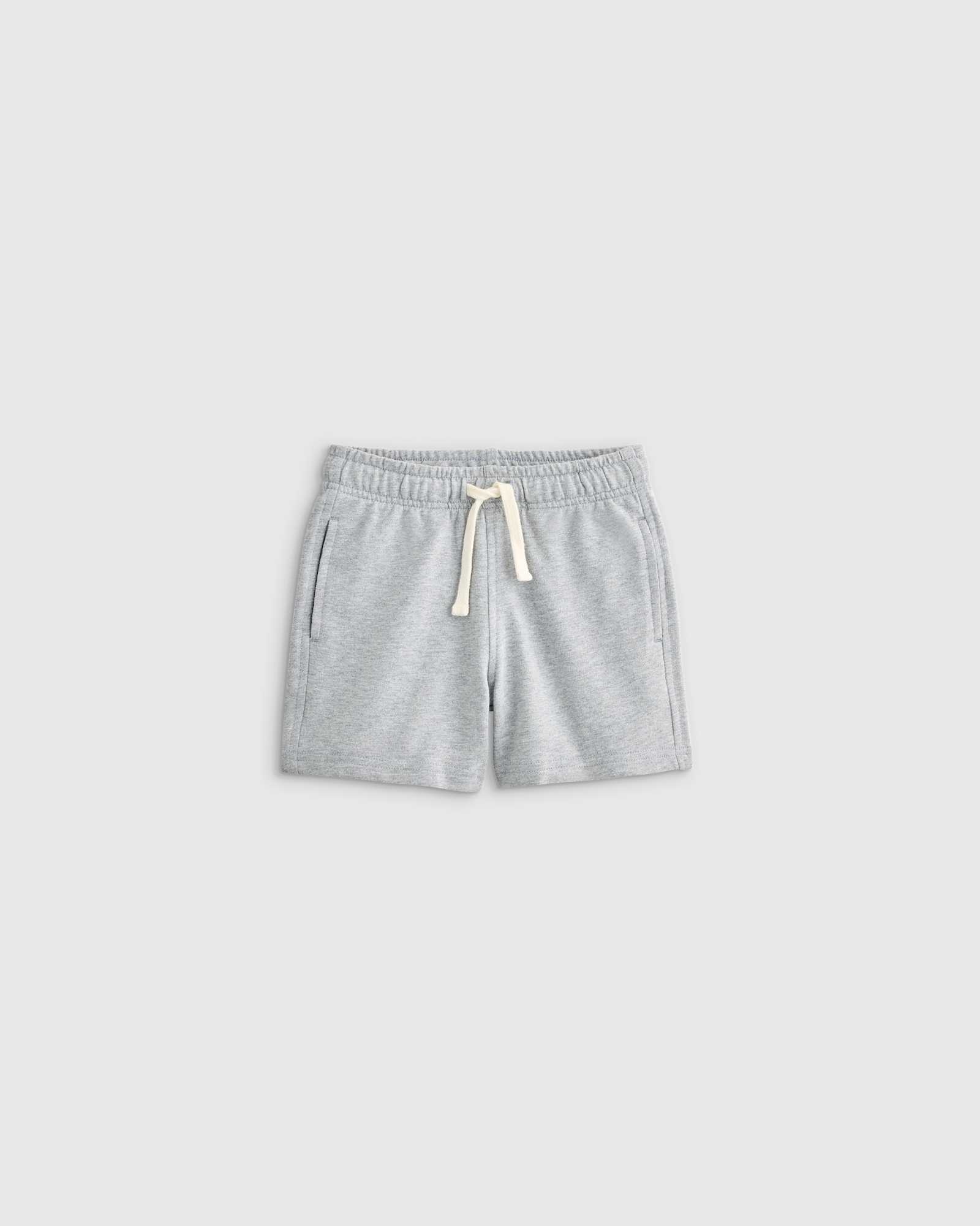 heather-grey 100% Organic Cotton French Terry Short