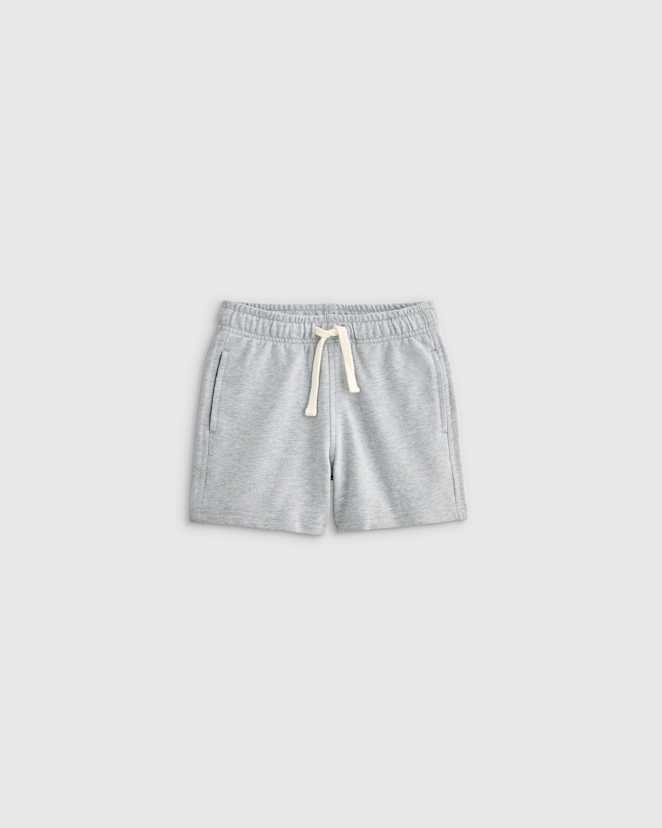 Heather Grey 100% Organic Cotton French Terry Short