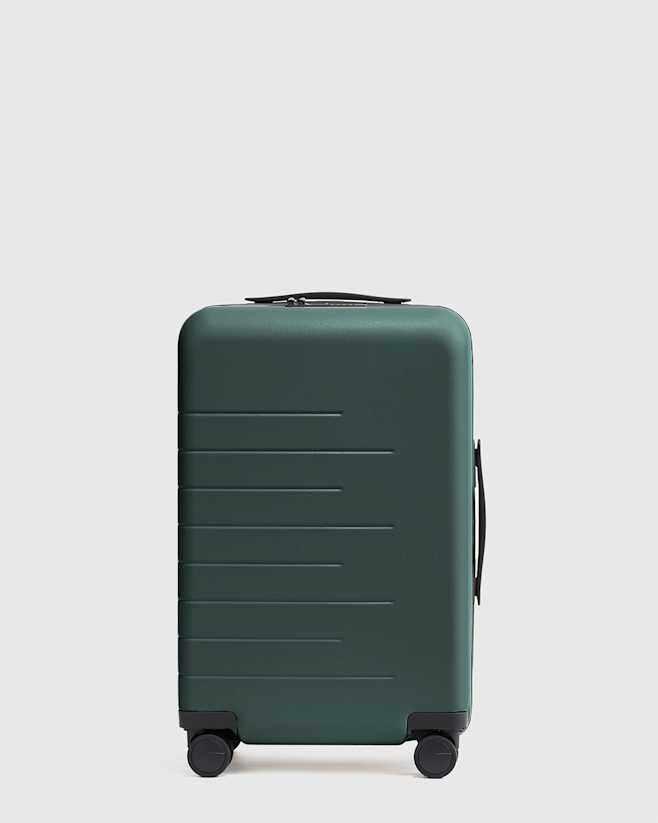 Dark Green Small Carry-On Suitcase