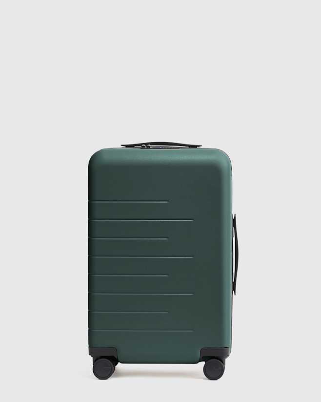 Dark Green Small Carry-On Suitcase