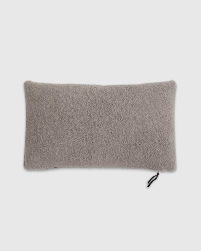 Light Heather Grey Alpaca Boucle Pillow Cover