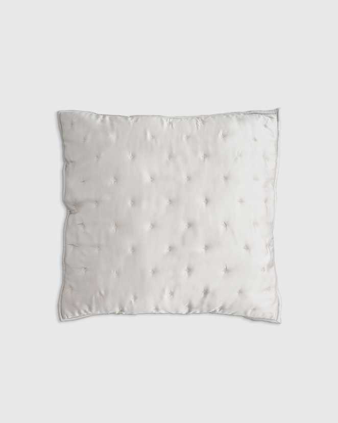 White Bamboo Dream Quilted Euro Sham