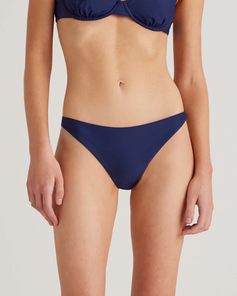 deep-navy Italian Low-Rise Bikini Bottom