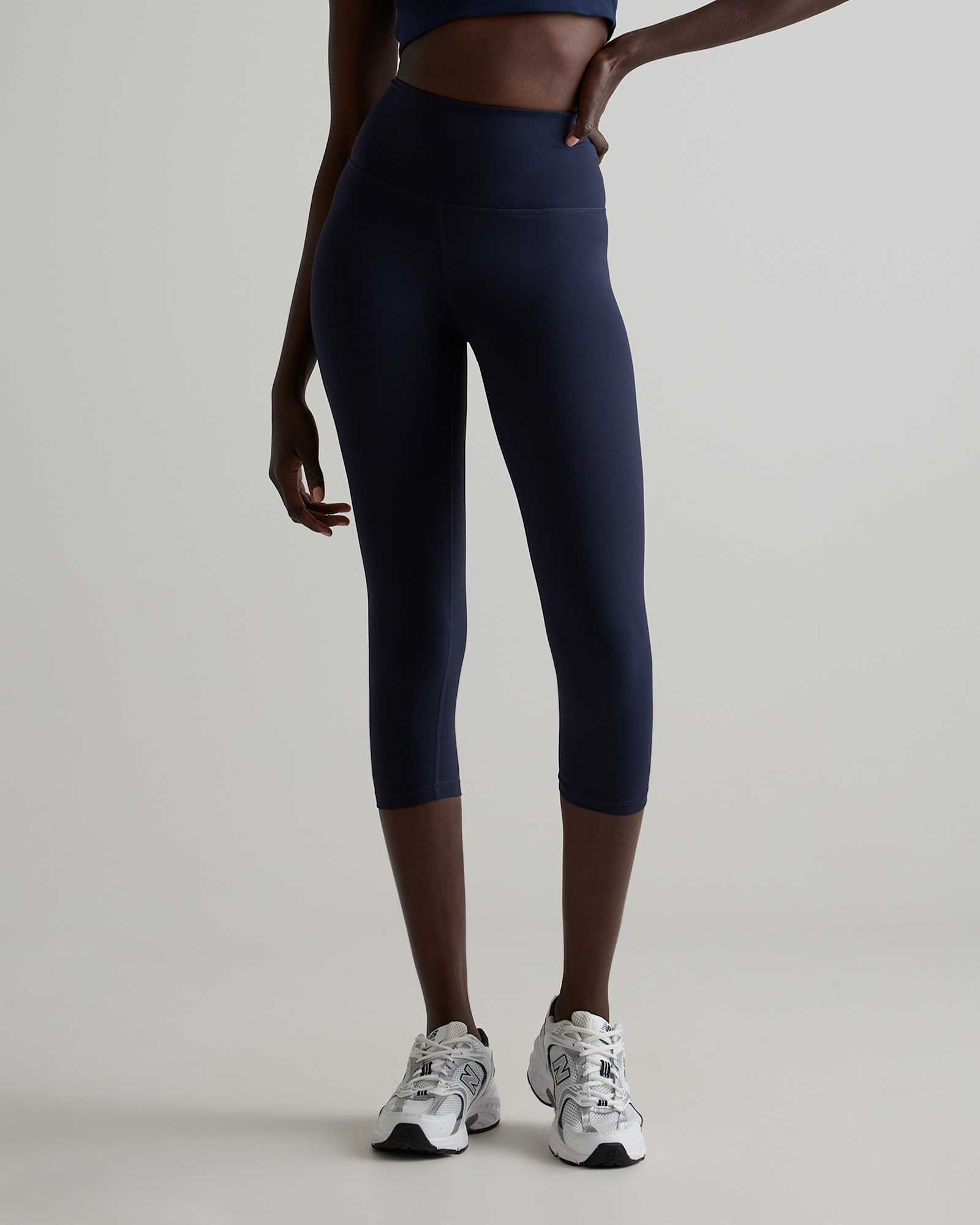 Deep Navy Ultra-Form High-Rise Capri