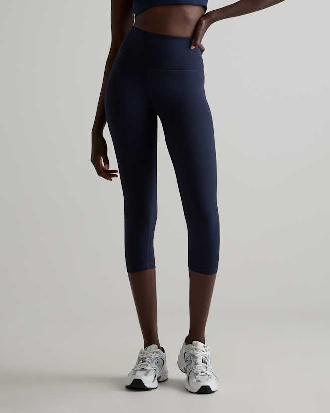 Deep Navy Ultra-Form High-Rise Capri