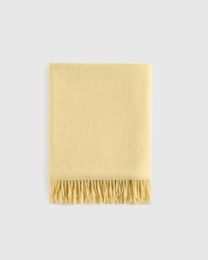 Limoncello Mongolian Cashmere Throw