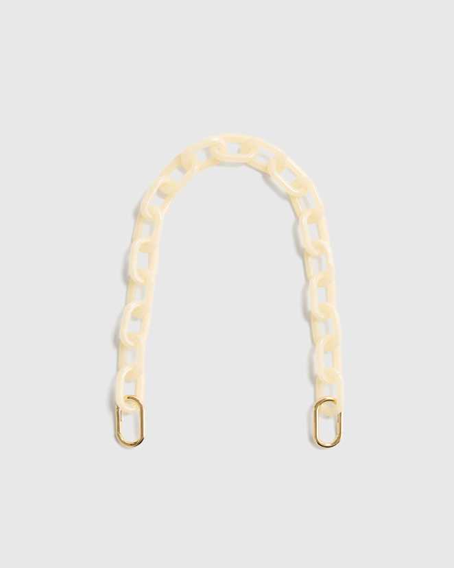 Cream Resin Shoulder Strap