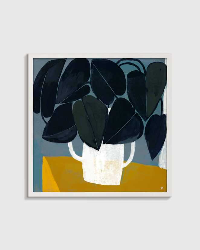 White Blue Interior by Marco Marella