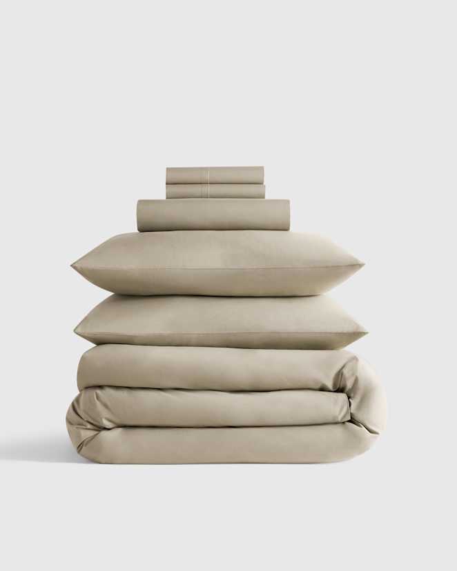Toffee Organic Crisp & Smooth Cotton Deluxe Bedding Bundle