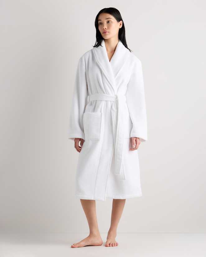 White Turkish Cotton Terry Robe