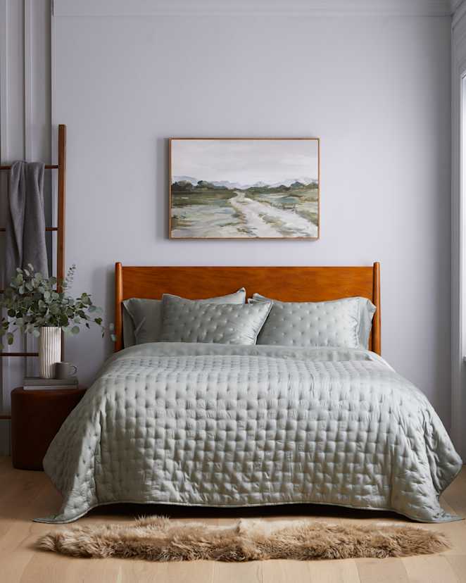 Eucalyptus Ensemble de courtepointe de rêve en bambou