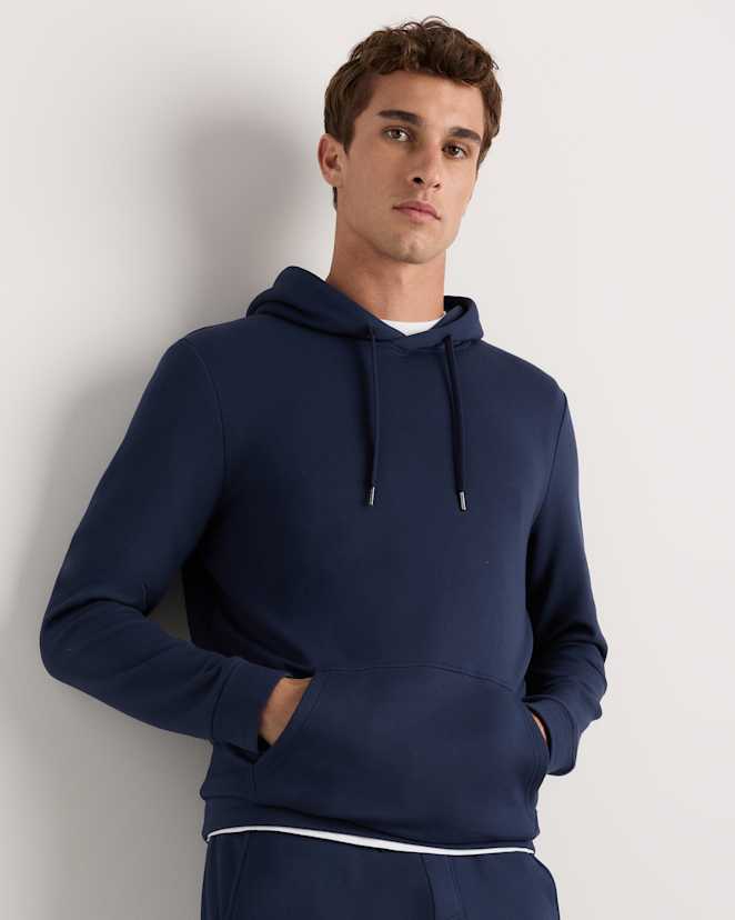 Navy Supersoft Fleece Pullover Hoodie