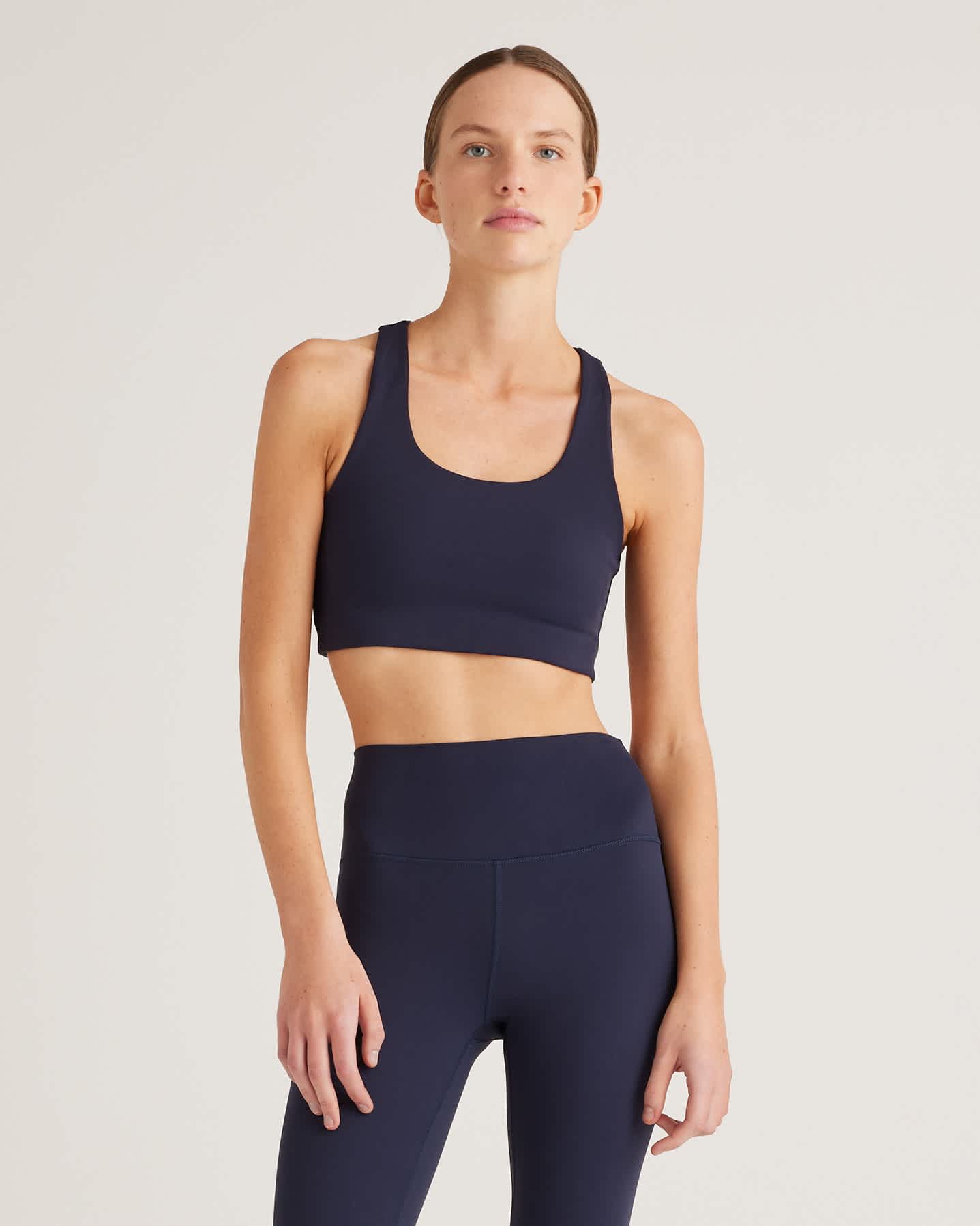 deep-navy Ultra-Form Scoop Neck Longline Bra