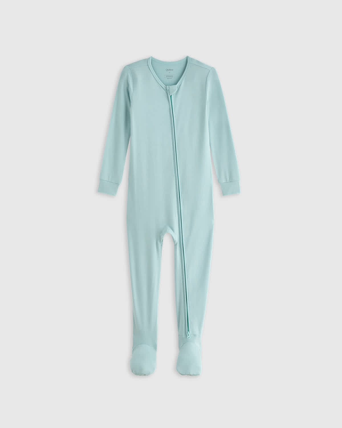 sage-mist Bamboo Footie Pajama