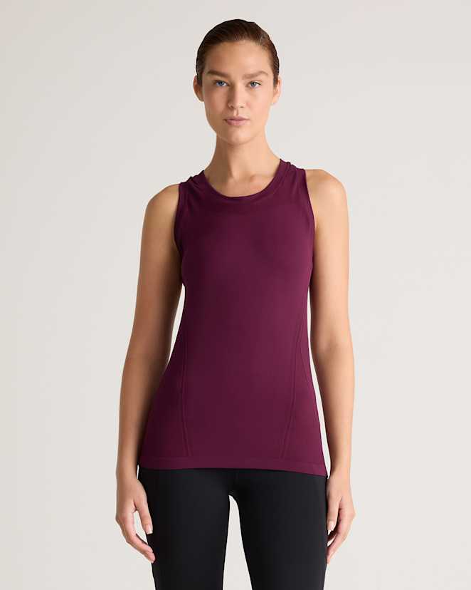 Plum Seamless Racerback Tank