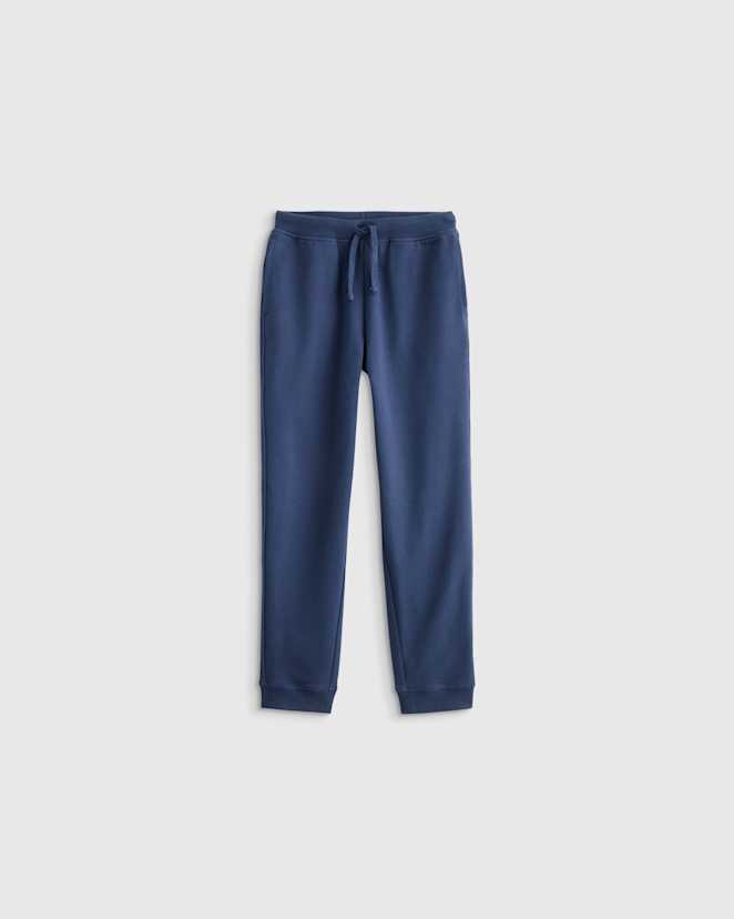 Navy Organic Cotton French Terry Joggers