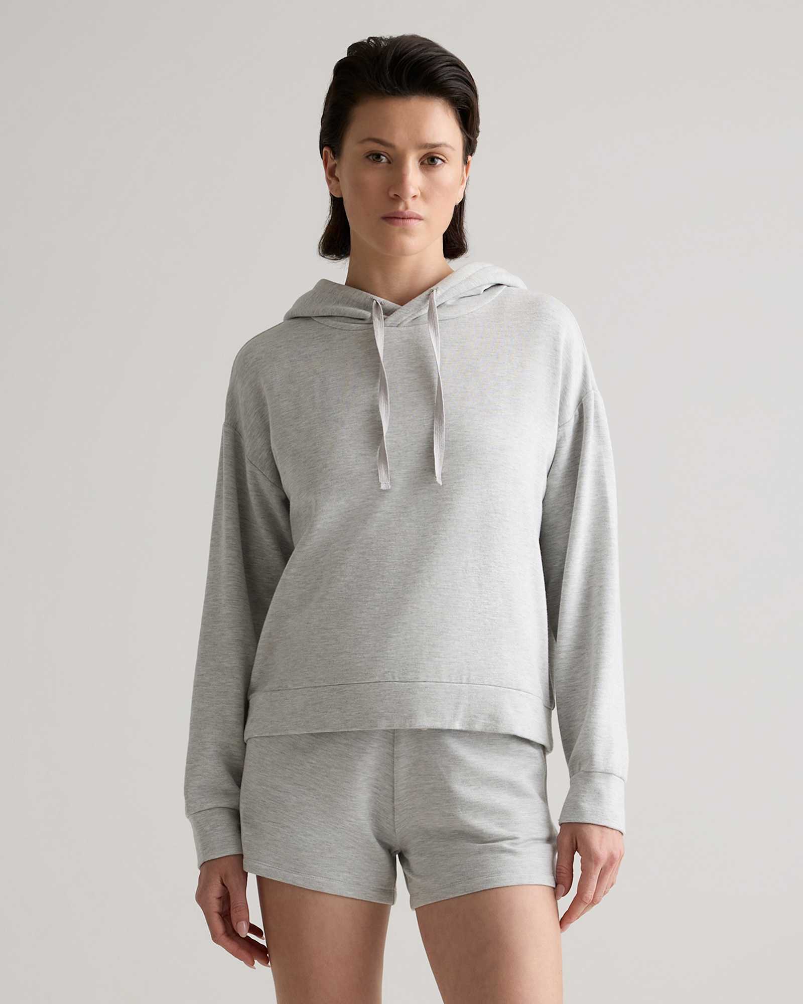 heather-grey SuperSoft Fleece Pullover Hoodie