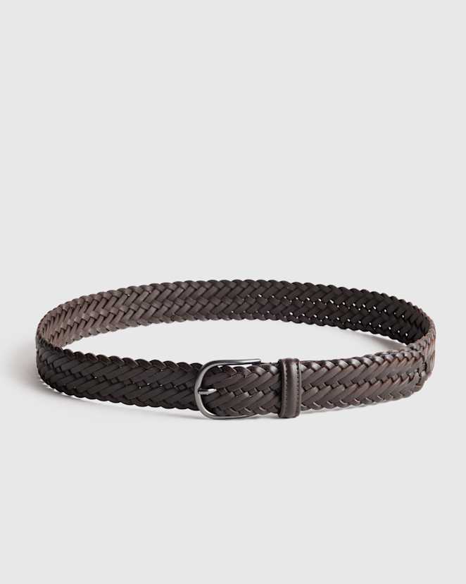 Hickory Jack Italian Leather Woven Belt