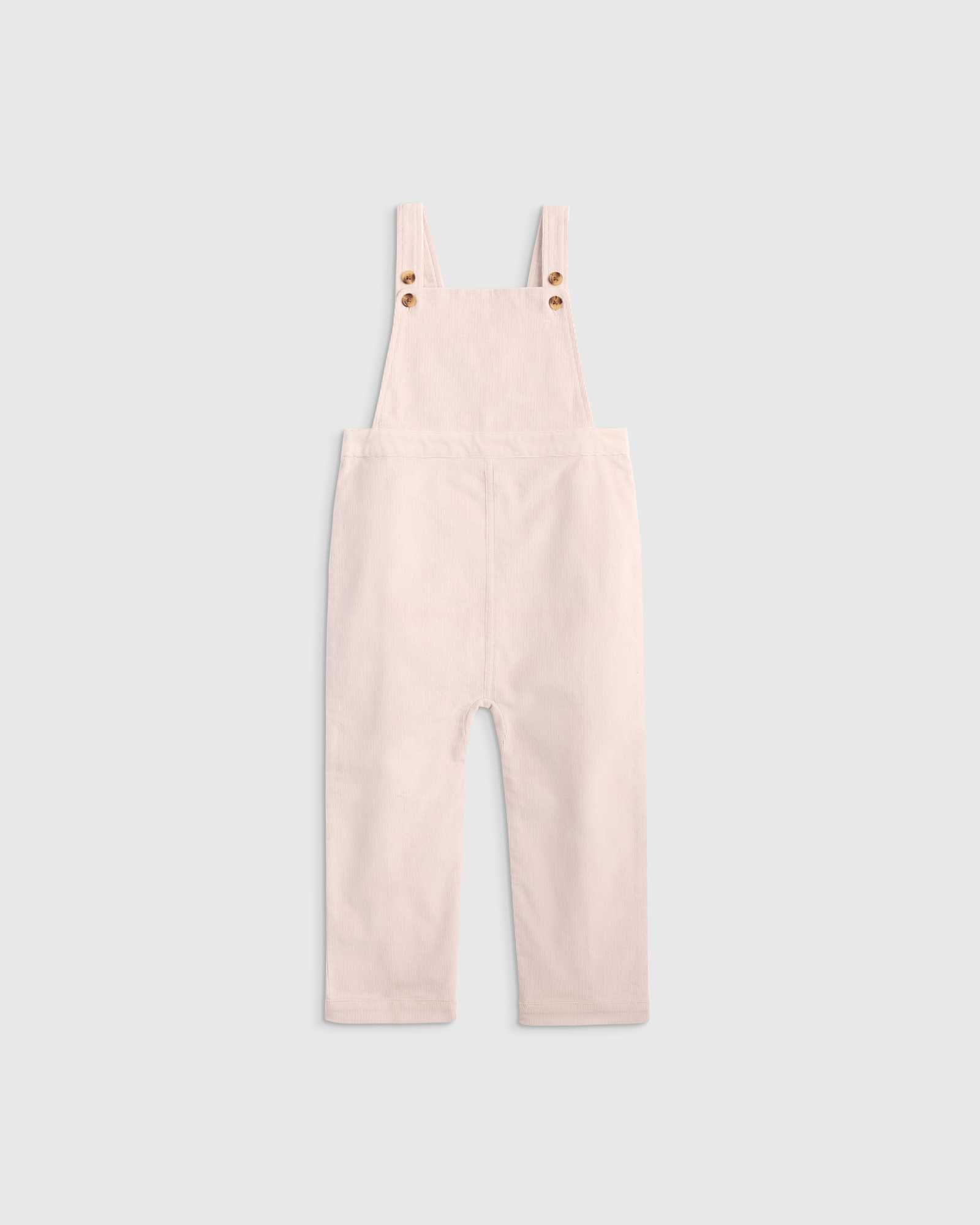 Macadamia Milk Organic Cotton Stretch Corduroy Overall
