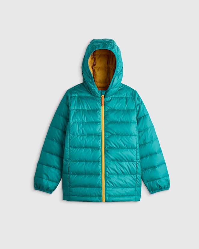 Tidepool Lightweight Down Hooded Puffer Jacket
