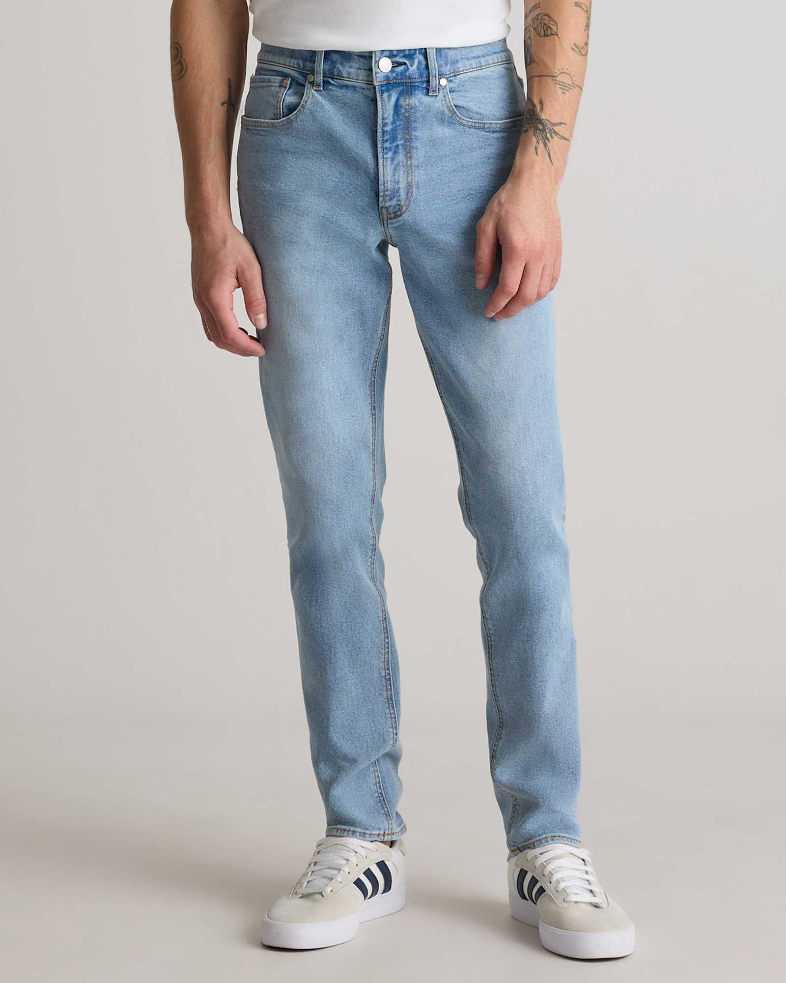 Arctic Blue Warren Stretch Slim Jeans