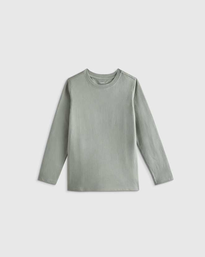Eucalyptus 100% Organic Cotton Jersey Long Sleeve Tee