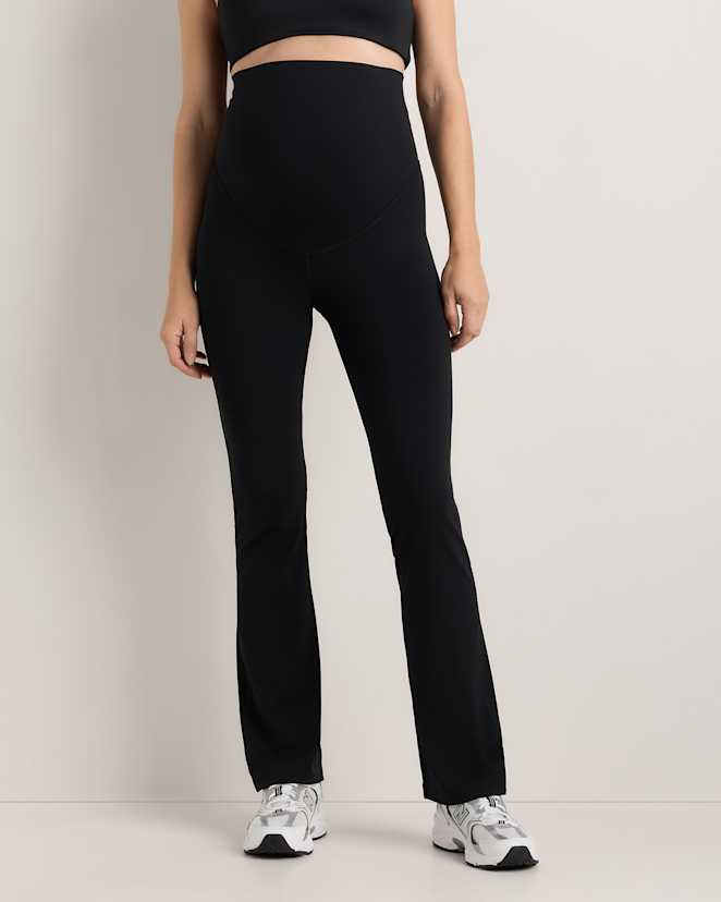 Black Ultra-Form Maternity Bootcut Pants