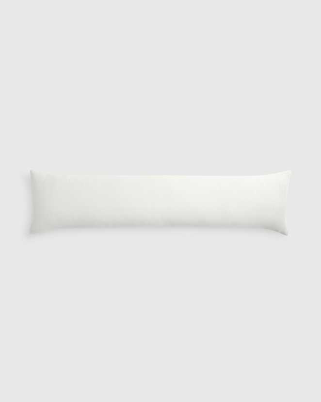 Ivory European Linen Oversized Lumbar Pillow Cover