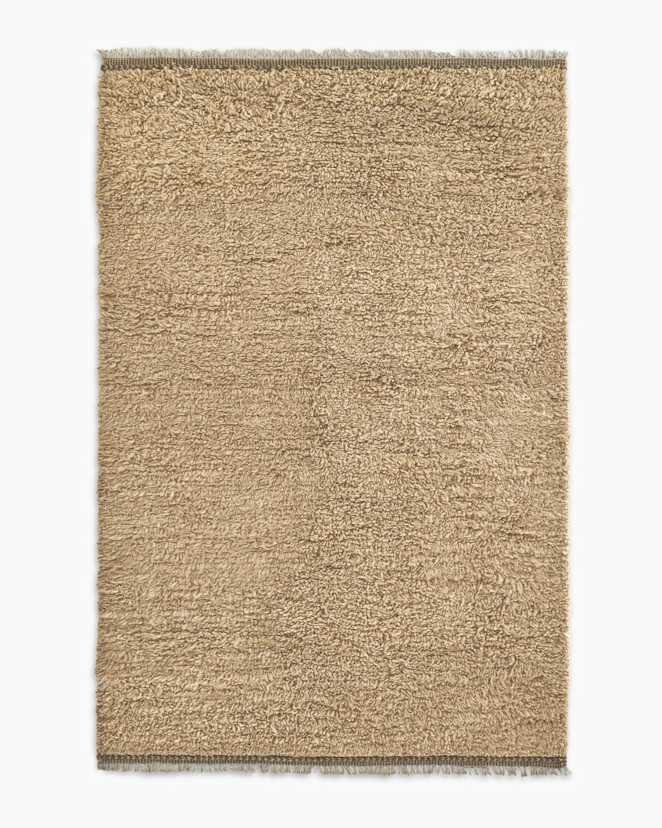 Natural Dover Wool Shag Rug