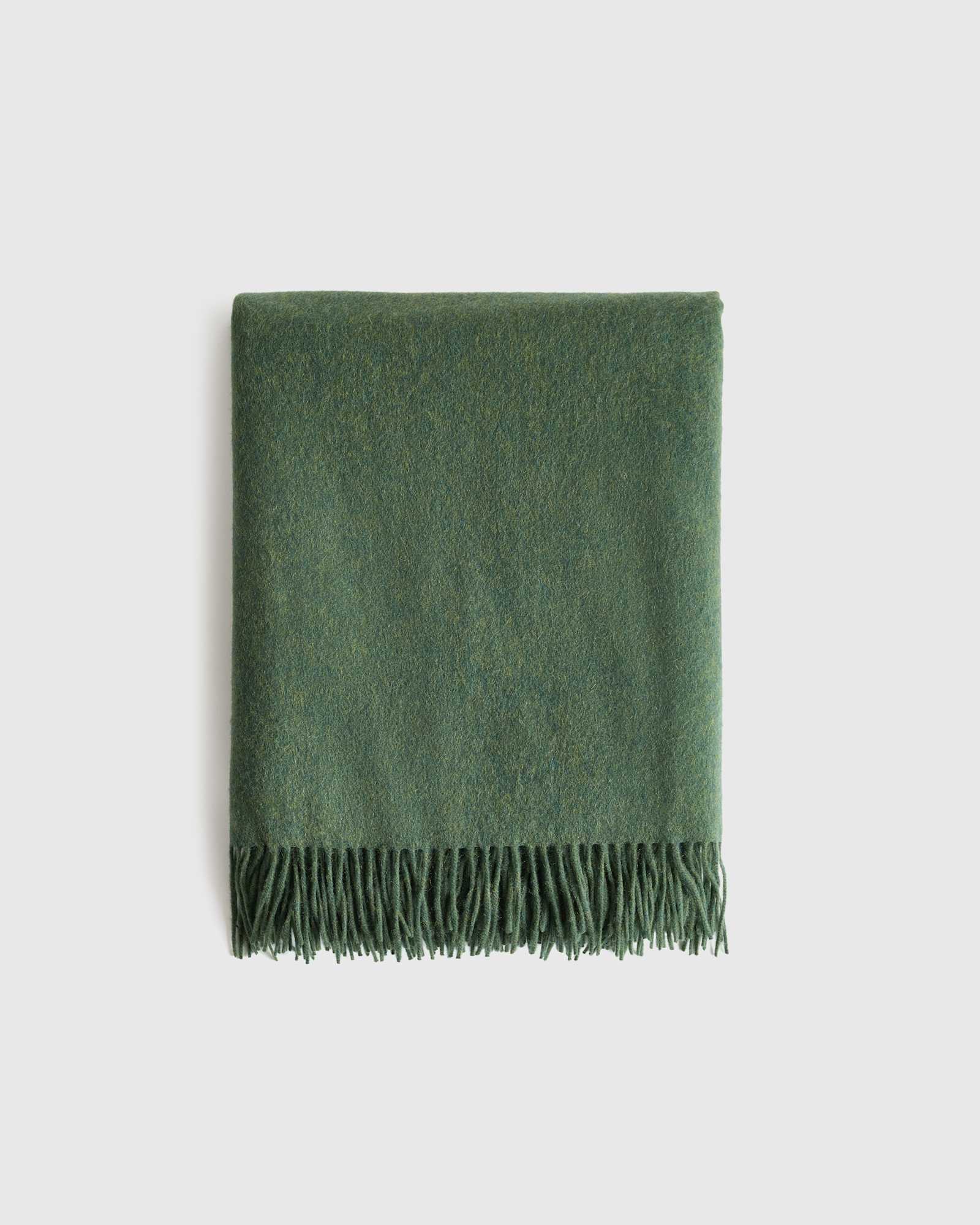 forest-floor-green Mongolian Cashmere Throw