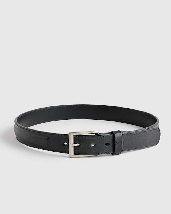 Black Ceinture habillée Hugo en cuir profilé