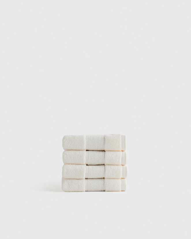 Ivory Classic Organic Turkish Cotton Washcloth (Set of 4)