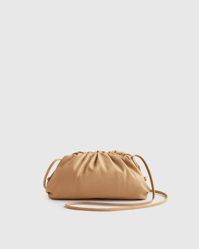 Golden Tan Naomi Clutch