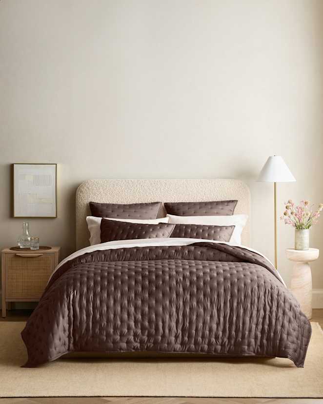 Espresso Bamboo Dream Quilt Set