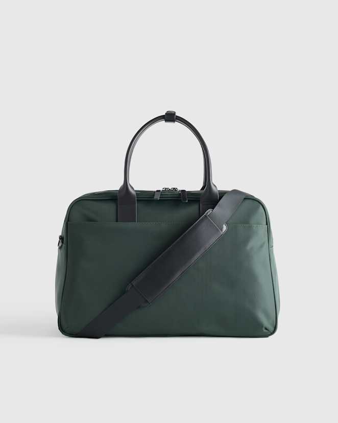 Dark Green Voyage Nylon Split Travel Bag