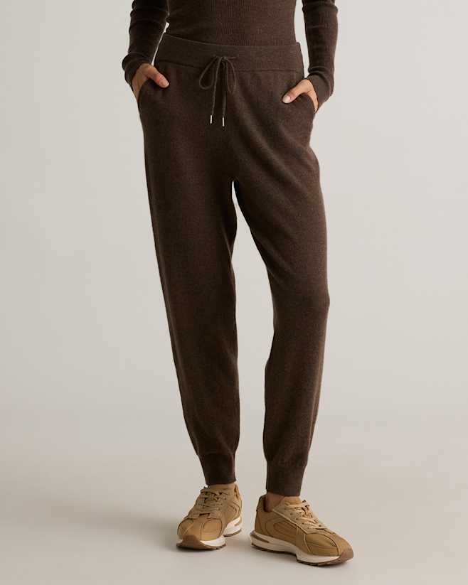 Brown Mongolian Cashmere Sweatpants