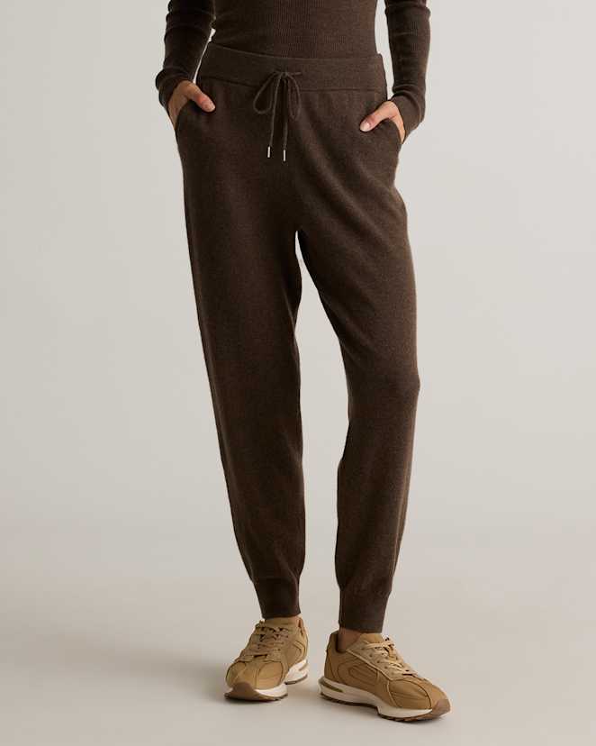 Brown Mongolian Cashmere Sweatpants