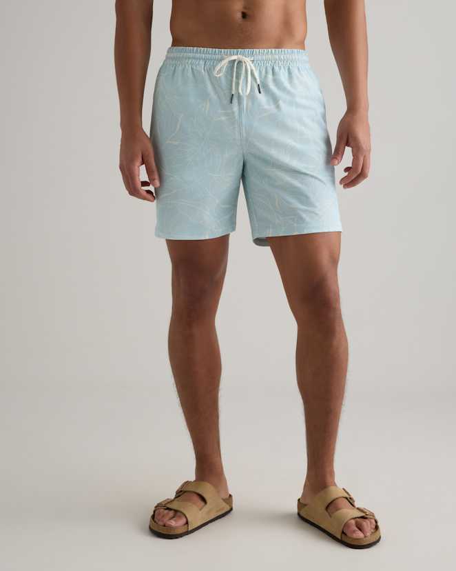 M-SHT-30-TRPFL-01 EDITED Tropical Floral Italian Swim Trunk