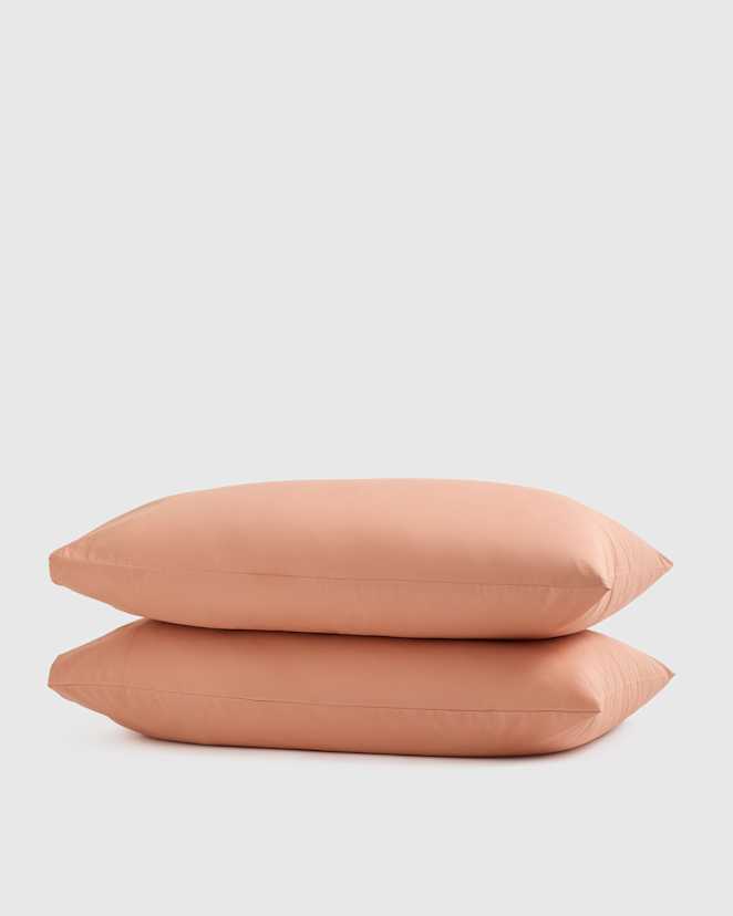 Sedona Ensemble de taies d'oreiller en percale biologique
