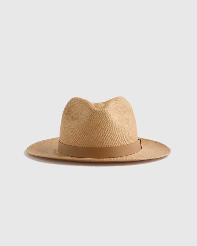 Rustic Tan Toquilla Straw Panama Hat