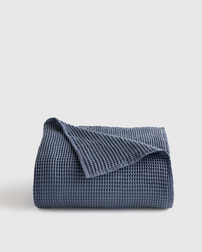 Mineral Organic Waffle Bed Blanket