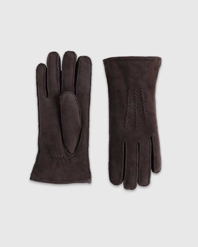 Chocolate 100% Australian Shearling Gloves