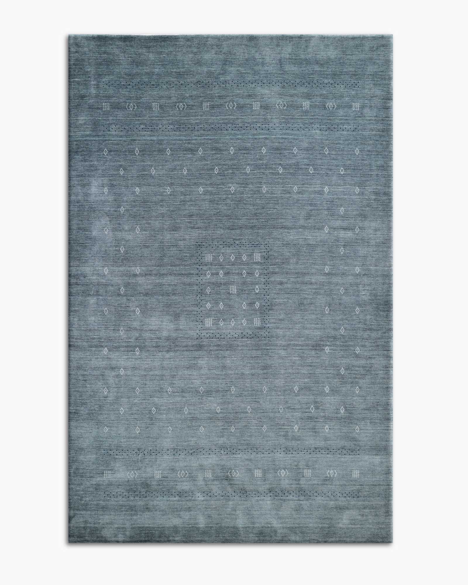 Grey Dakota Hand-Loomed Wool Rug